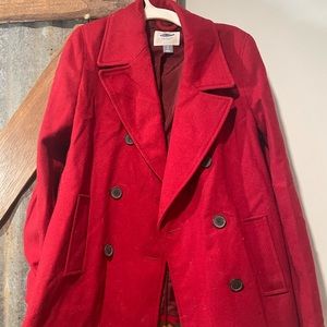 Women’s Red Old Navy Coat